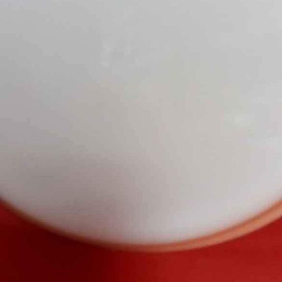 VINTAGE ANCHOR HOCKING FIRE KING 460 PEACH LUSTER 9" PIE PLATE MILK GLASS - Picture 4 of 4